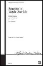 Someone to Watch over Me SATB choral sheet music cover